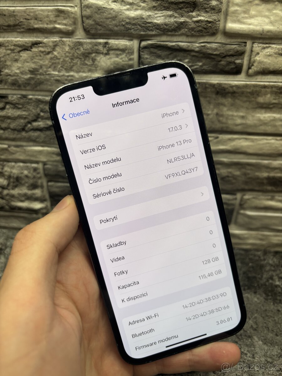 iPhone 13 Pro 128GB Sierra Blue, baterie 85% - 2