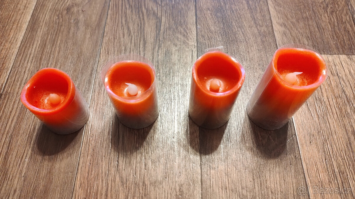 Voskové LED svíčky s časovačem - 2