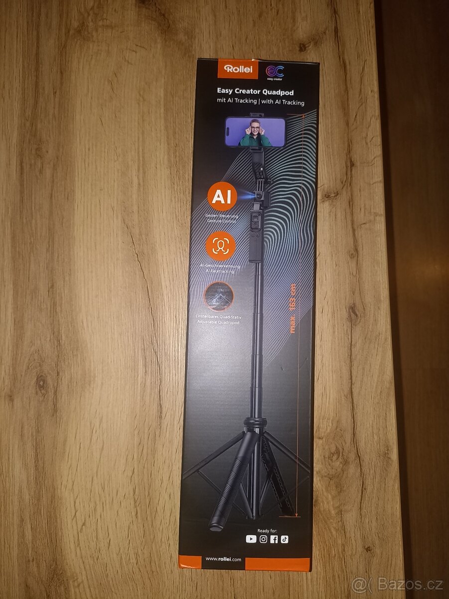 Nový Stativ s AI trackingem Rollei Easy Creator Quadpod - 2