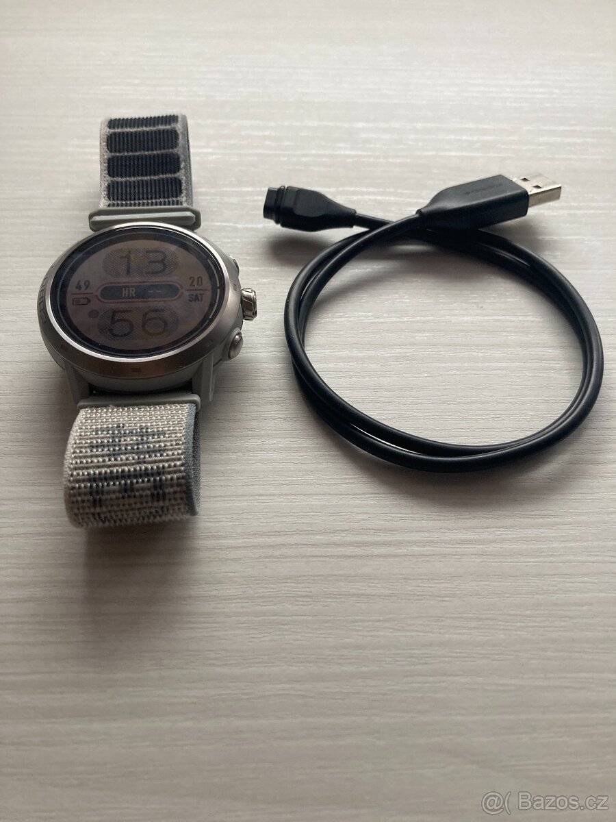 Coros Apex 2 Pro grey, nylonový řemínek - 2