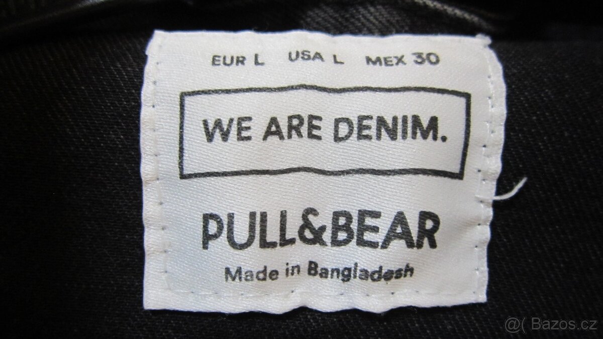 Nádherná nová černá džínová bunda vel. S - 2