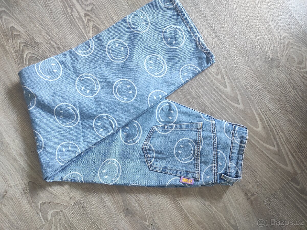 Džíny H&M s vyšším pasem vel. 32/160 - 2