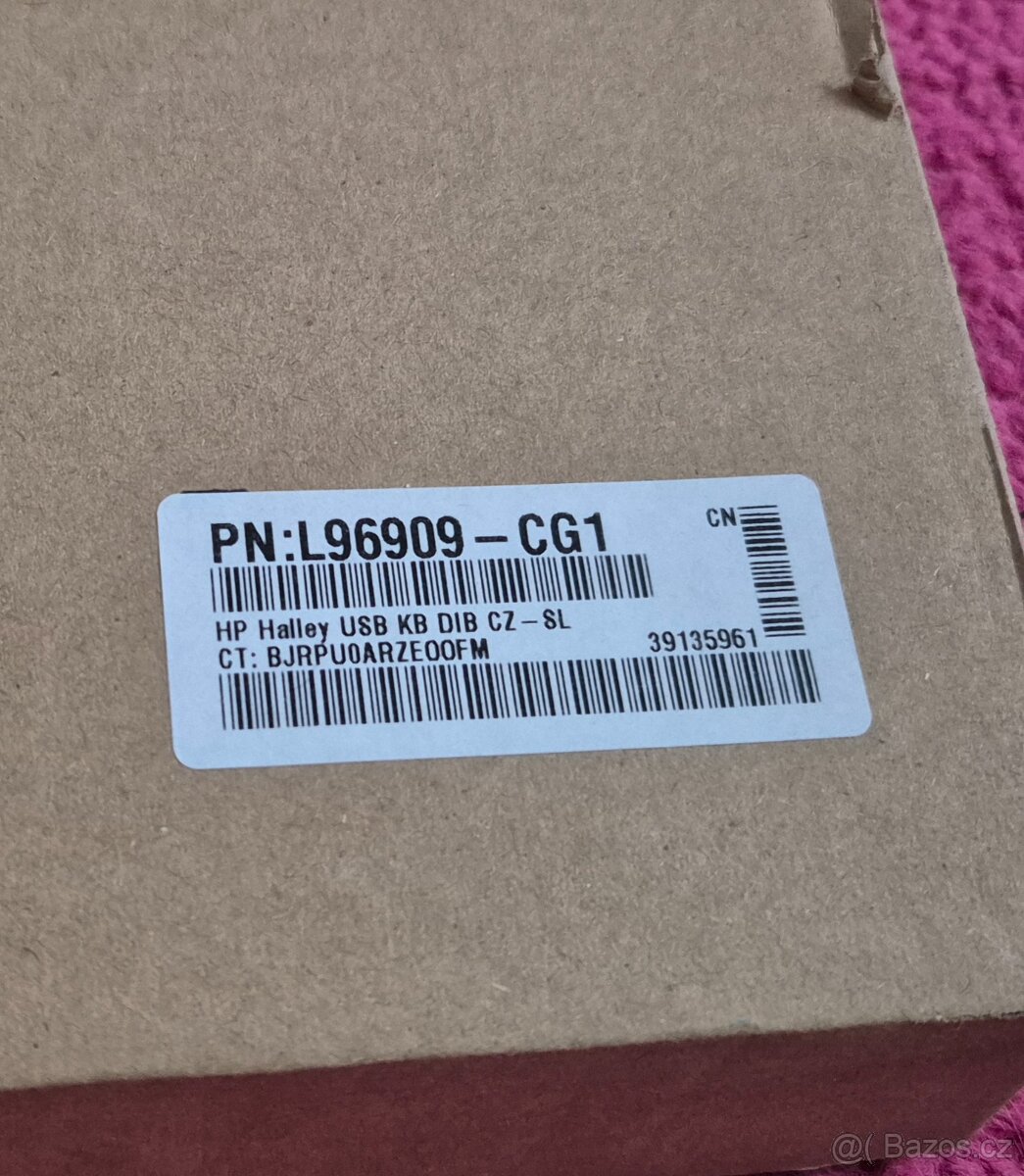 Klávesnice HP Halley USB L96909-CG1 - 2