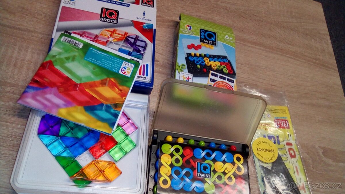 IQ Hlavolamy Mindok apod.,i nové - 2