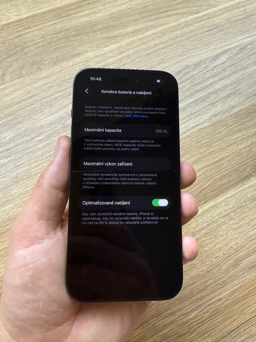 iPhone 14 Pro, 256GB, Space Black - 100% stav - 2