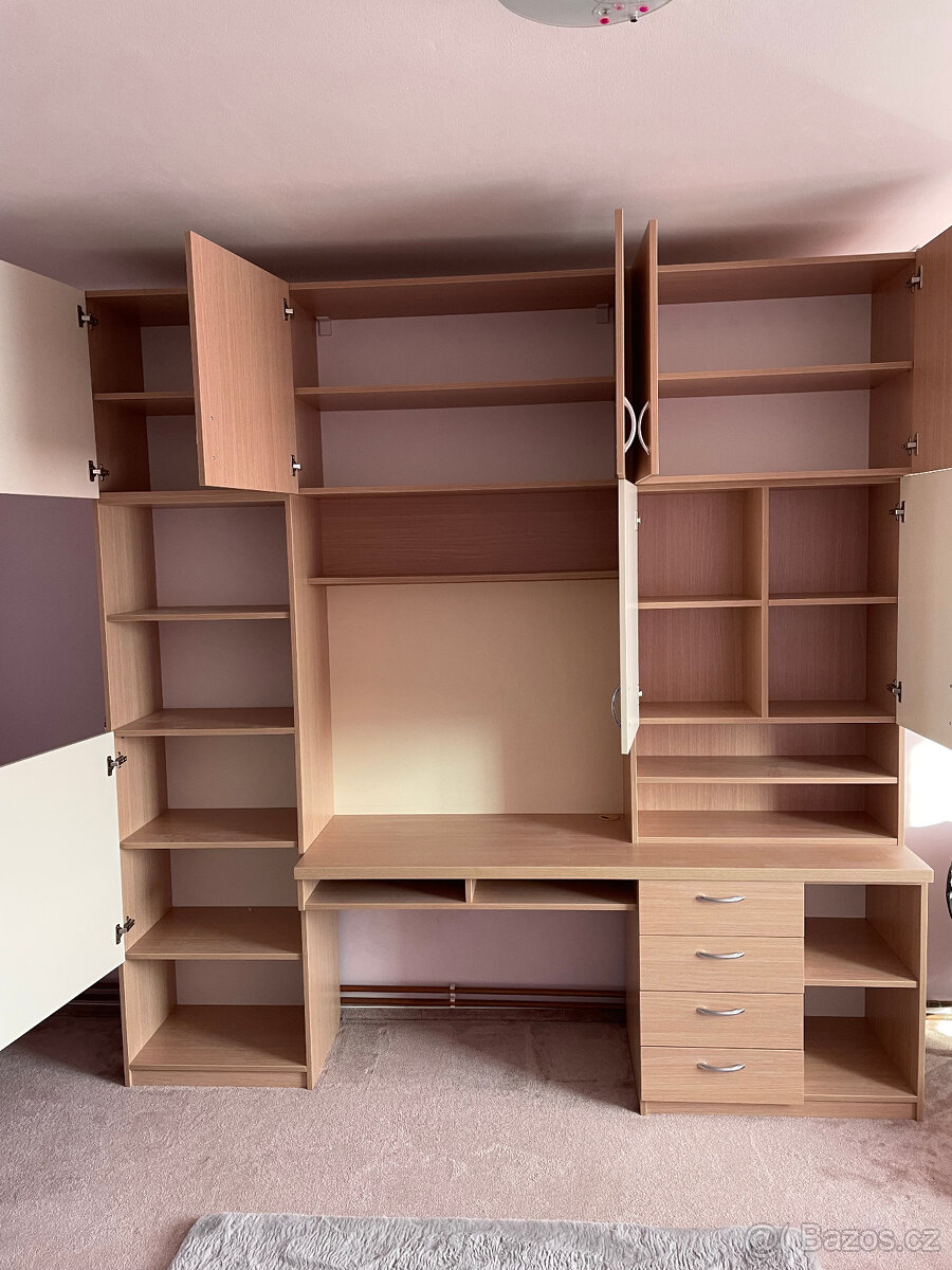 Knihovna s psacím stolem pro studenty - 2