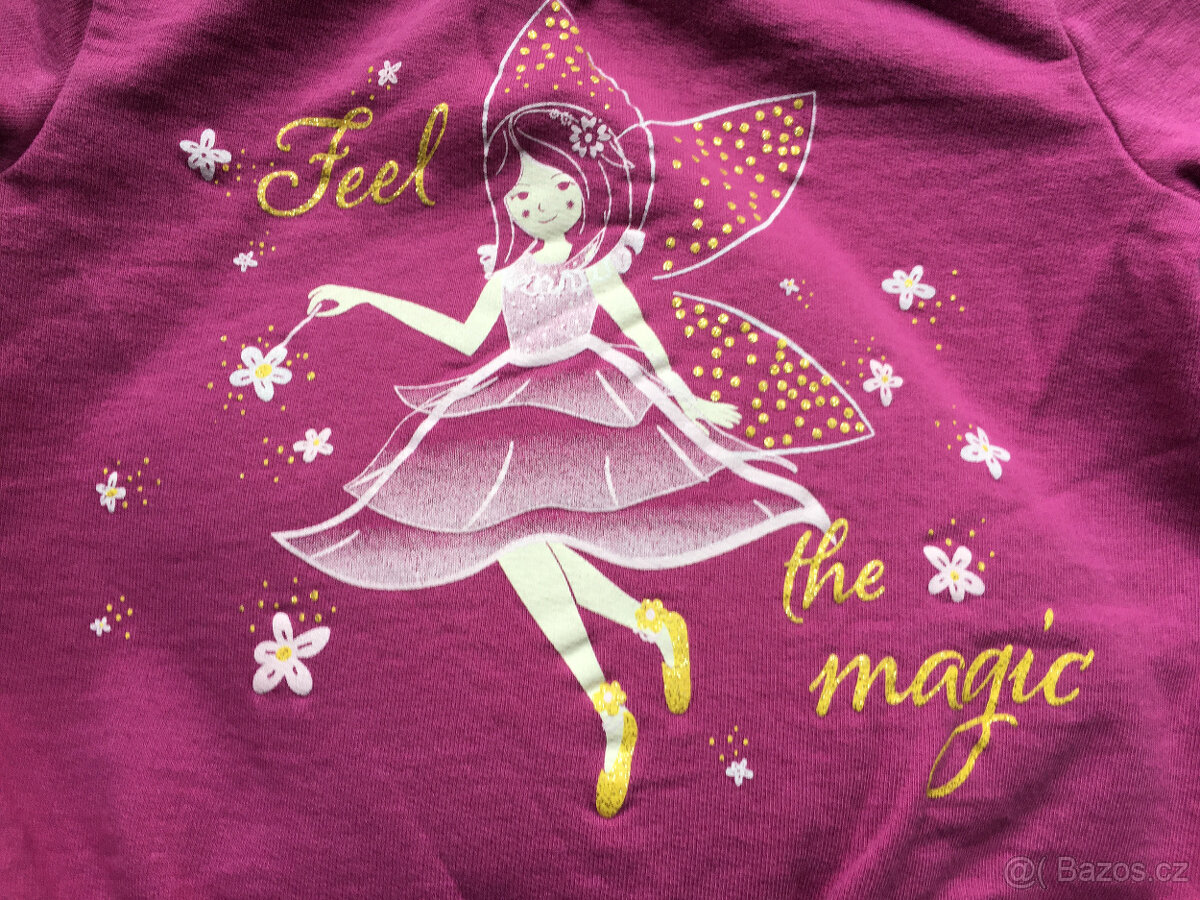 Dívčí mikina víla 12-18m - 2