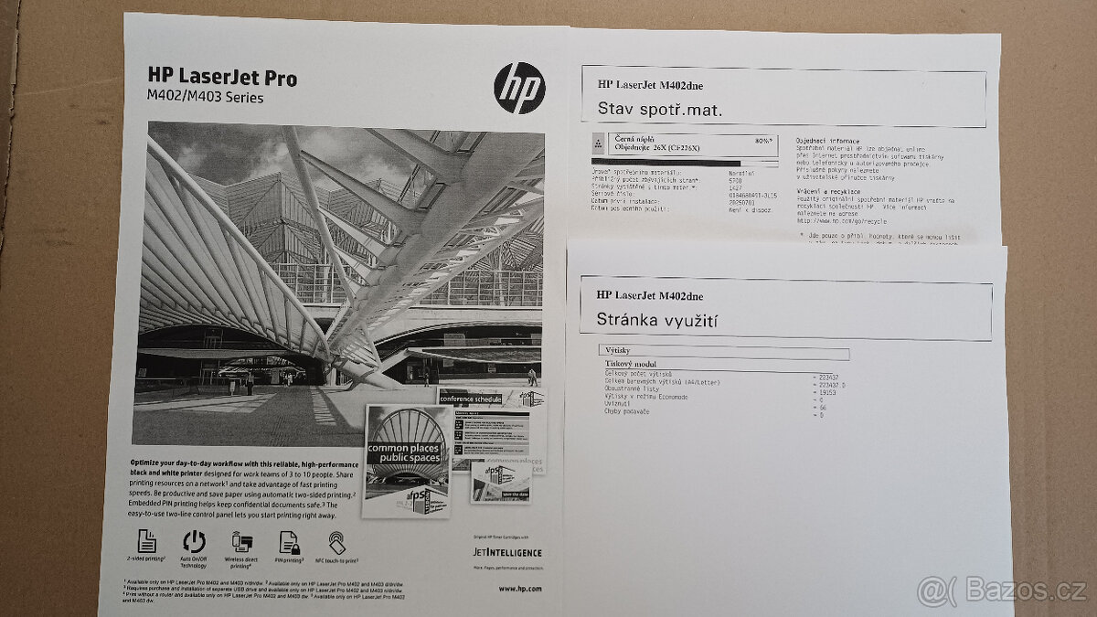 HP Laserjet M402DNE | Duplex | LAN | orig. toner 80% - 2