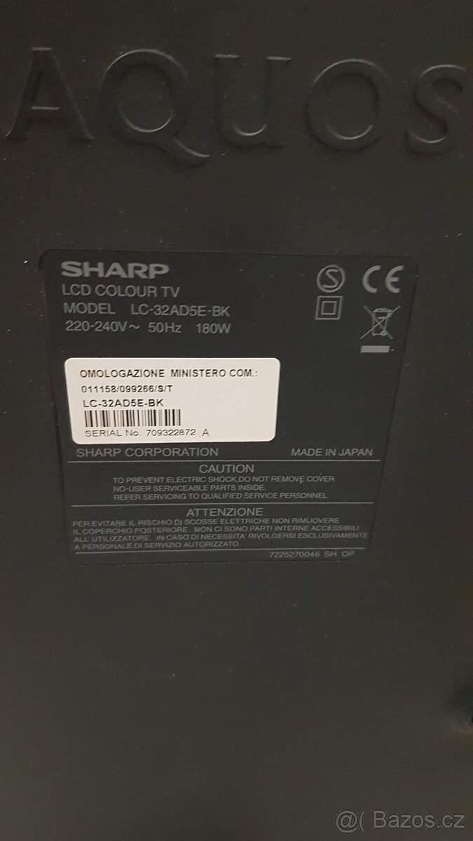 Televize LCD zn. Sharp - 2