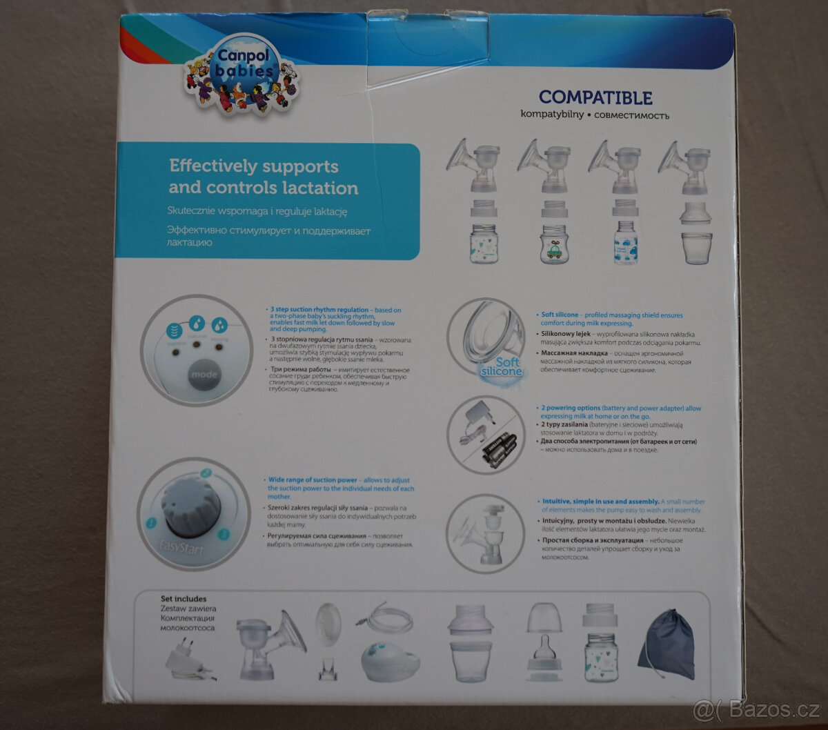 Elektrická odsávačka mateř. mléka Canpol babies - 2