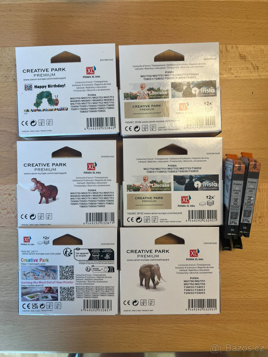 Originální Cartrige Canon CLI-571XL set - 2