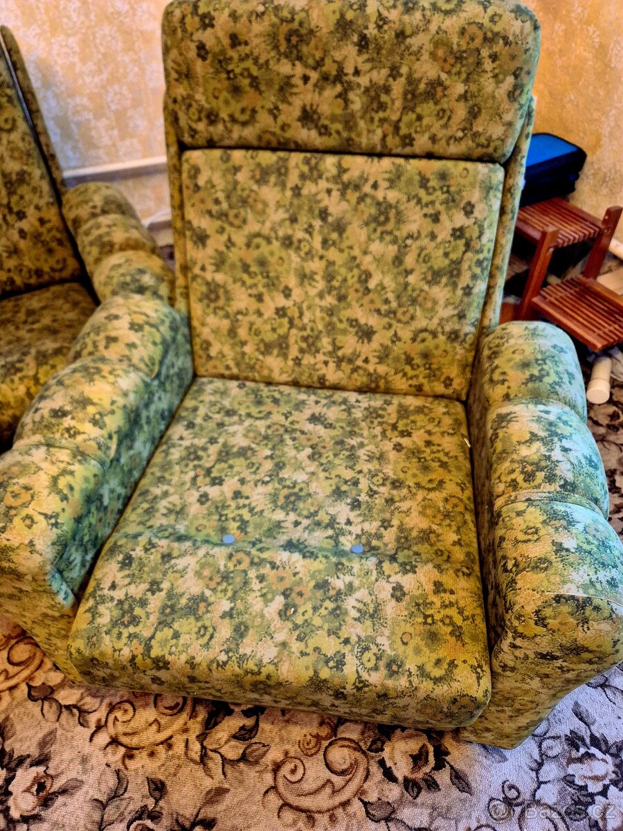 Retro sedací souprava - 2