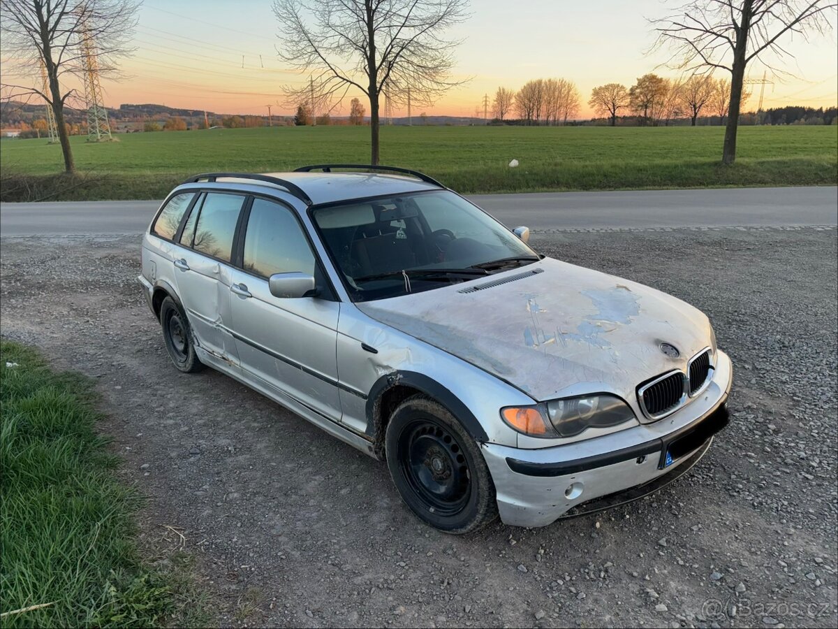 ND BMW e46 318d zavářka, motoricky top. - 2