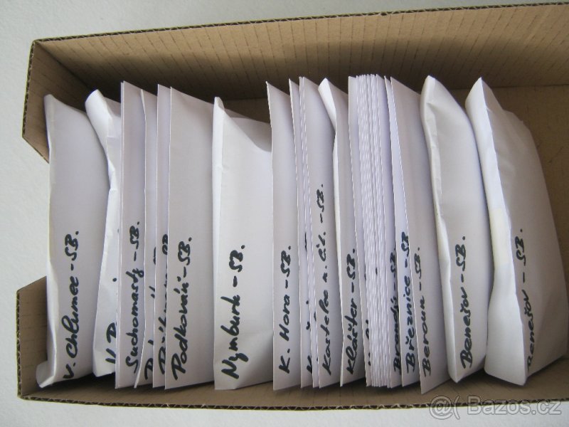 pivní etikety sbírka střední Čechy 24 pivovarů 2500ks - 2