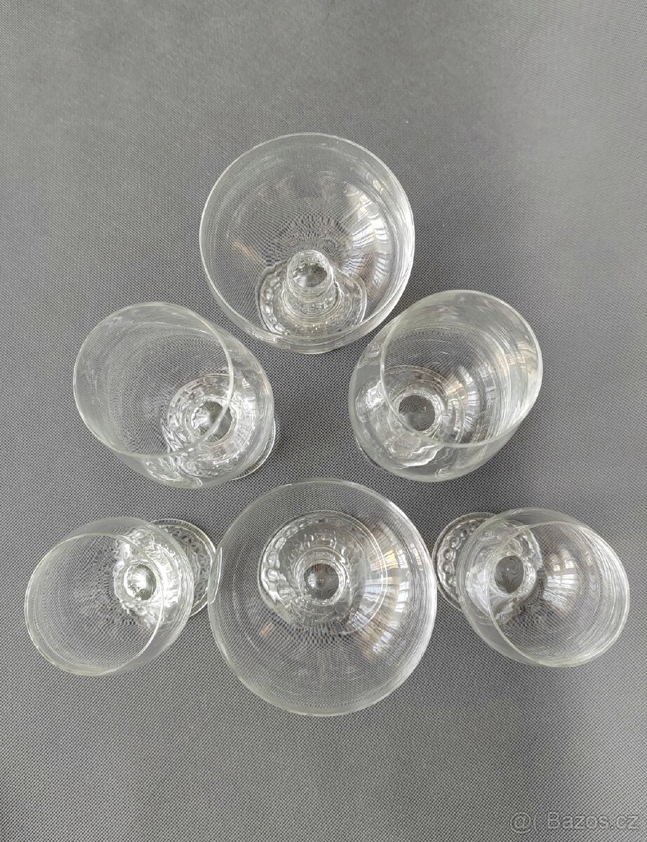 Sada křišťálových poháru od Thomas Rosenthal "Bachus" - 2