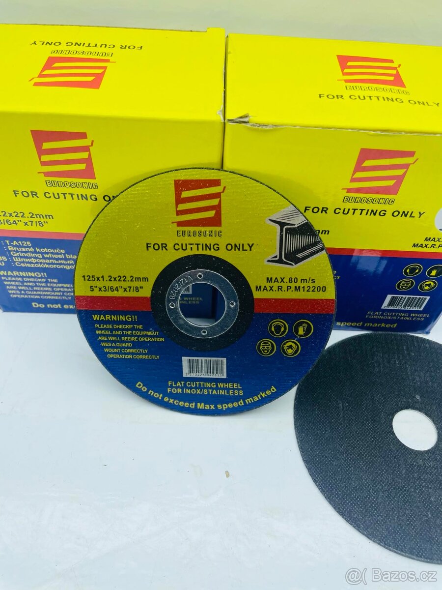 Řezné kotouče 125mm z likvidace obchodu - 2