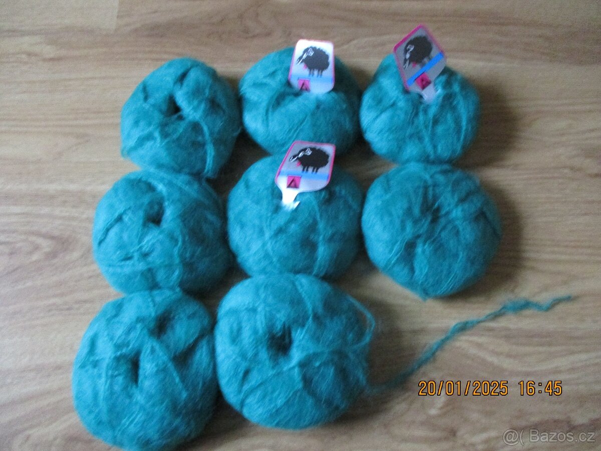 Mohérová pletací příze - 2