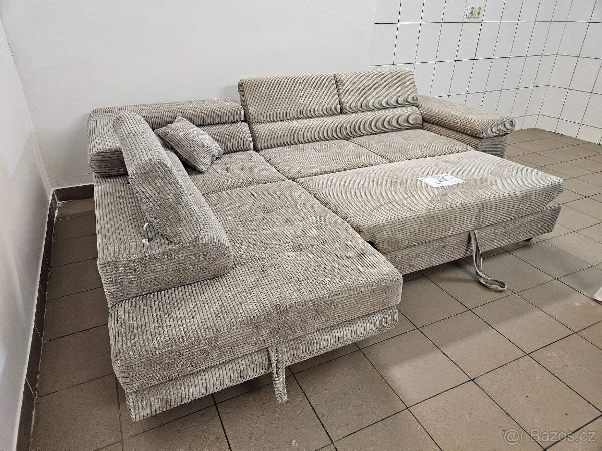 ROHOVÁ SEDACÍ SOUPRAVA - ROZKLÁDACÍ - 2