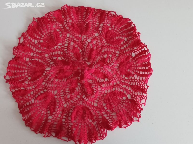 Háčkované dečky, barevné, různé tvary - 2