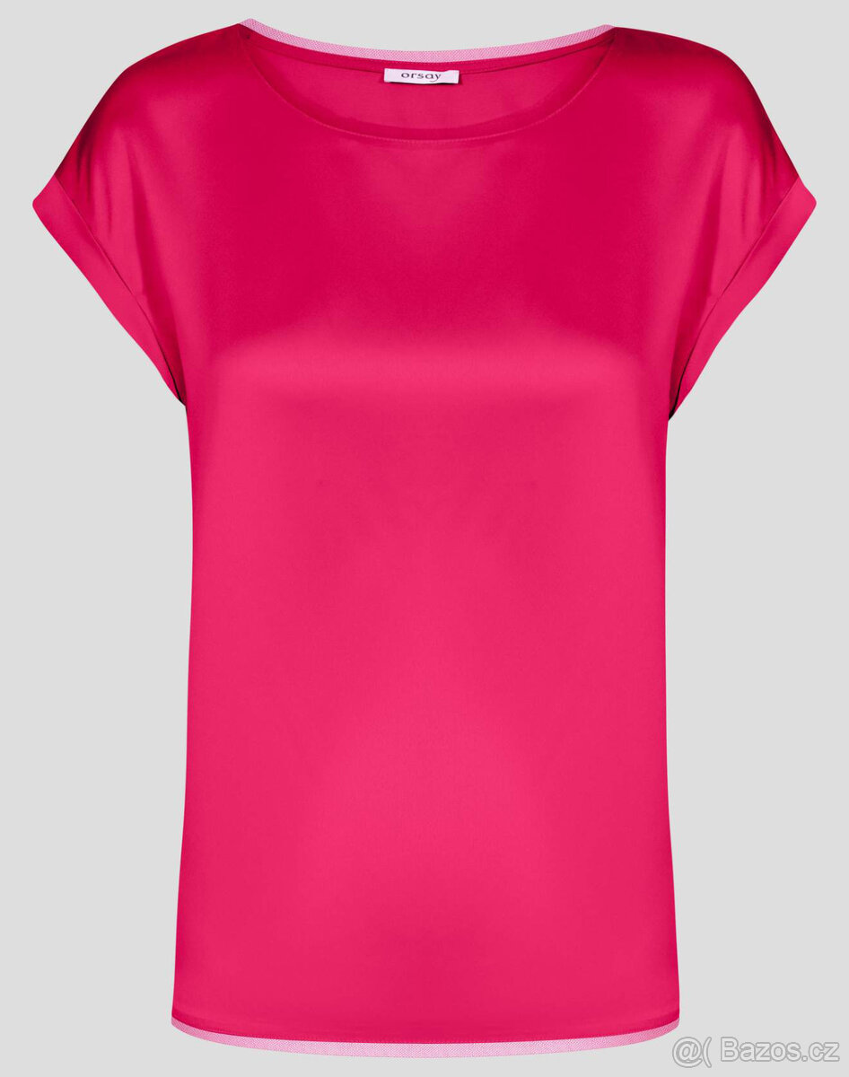 Saténové červené tričko vel. 36 Orsay - 2