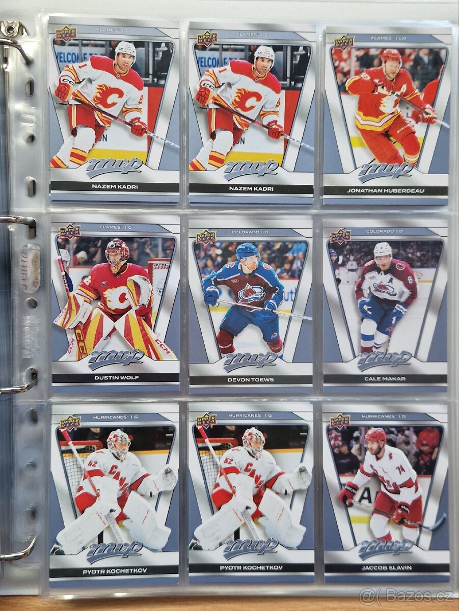 Výměna/prodej karet Upper Deck MVP 2025-26 - 2
