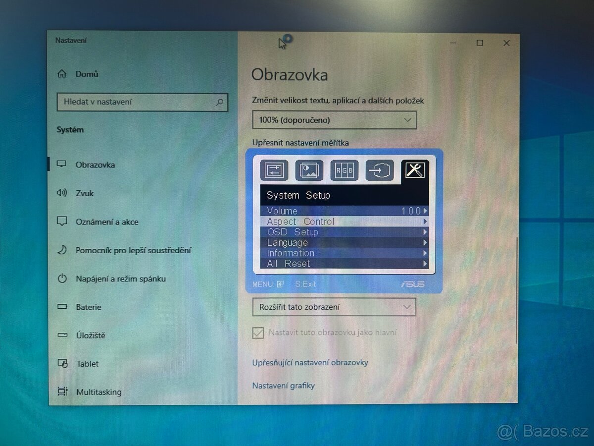 Monitor Asus 20” s reproduktory - 2