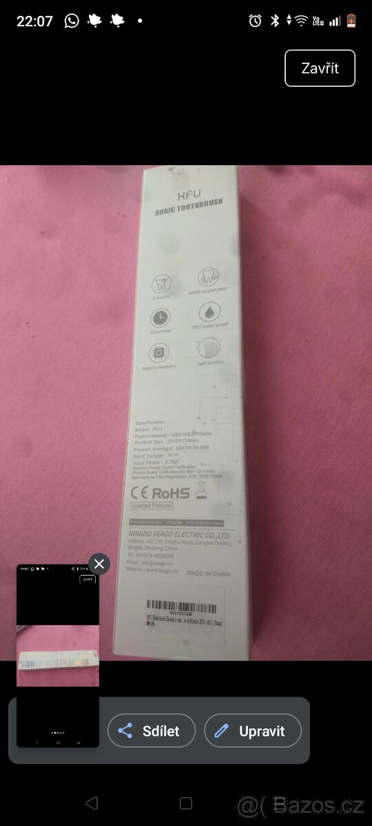 Nový sonický zubní kartáček - 2