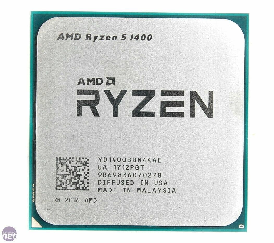 AMD Ryzen 5 1400 (4C/8T, AM4) - 2