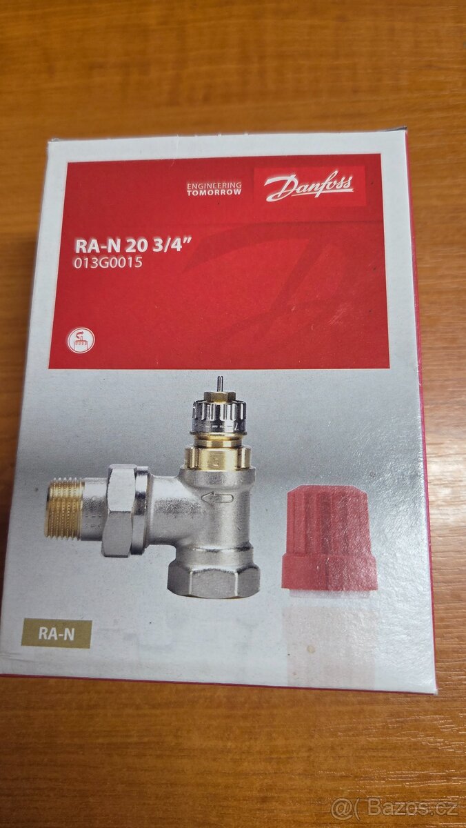 Termostatický rohový ventil DANFOSS 3/4" - 2