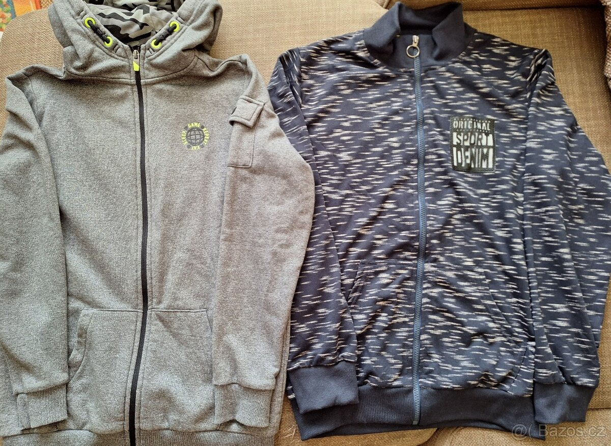 Mikiny na zip 152-164 - 2
