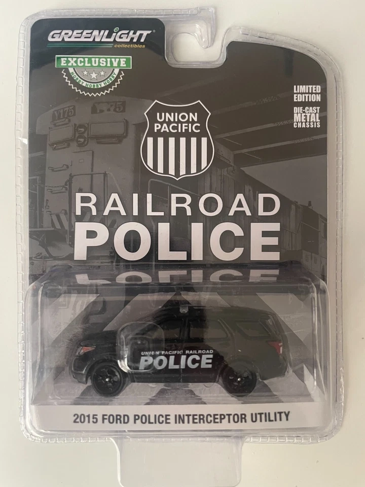 1:64 2015 FORD POLICE INTERCEPTOR UTILITY EXPLORER UNION PAC - 2