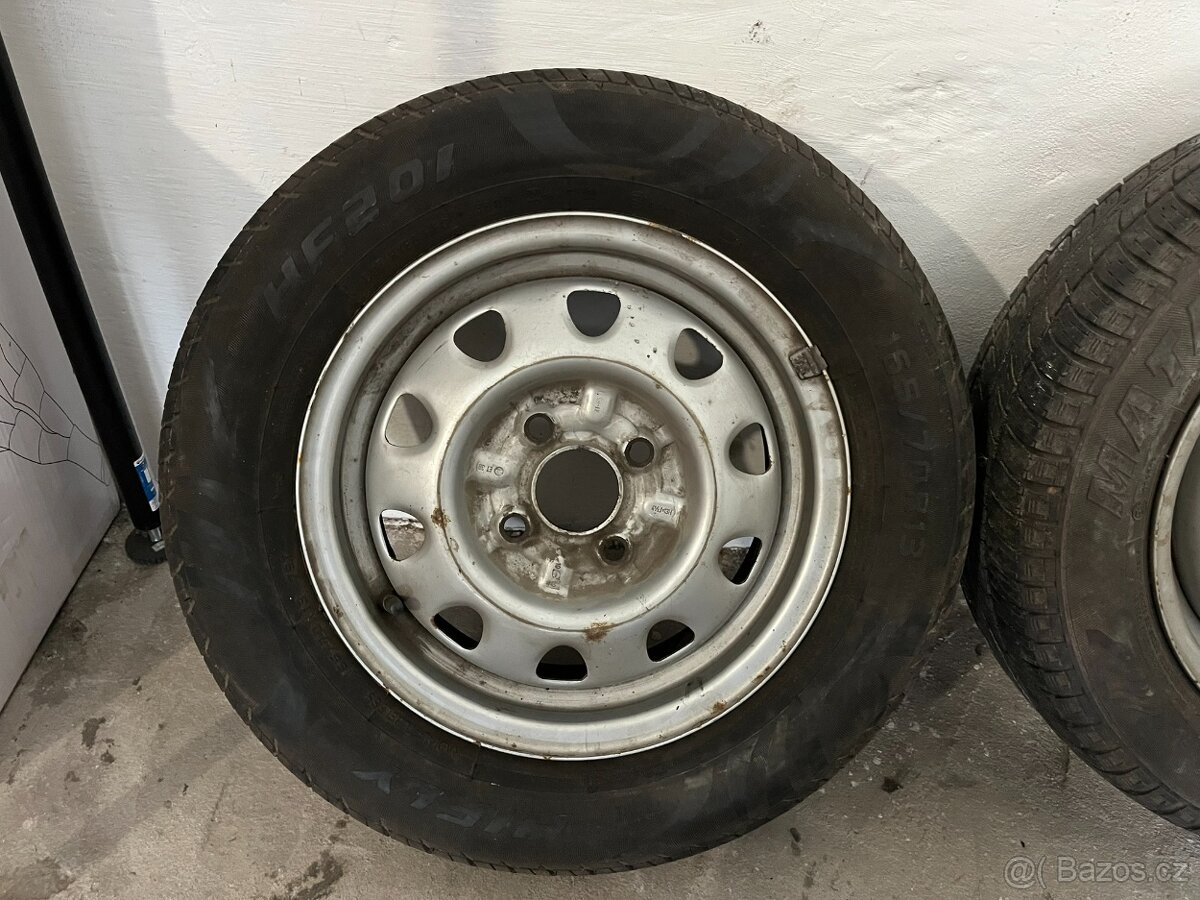 Kola 4x100 165/70 R13 - 2
