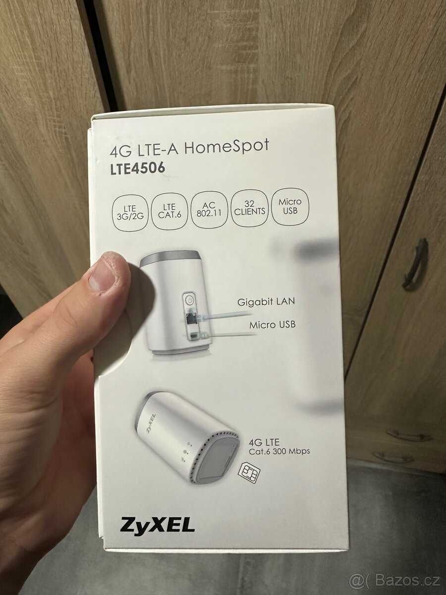 LTE WiFi router ZyXEL LTE4506 (Cat.6) – NOVÝ - 2