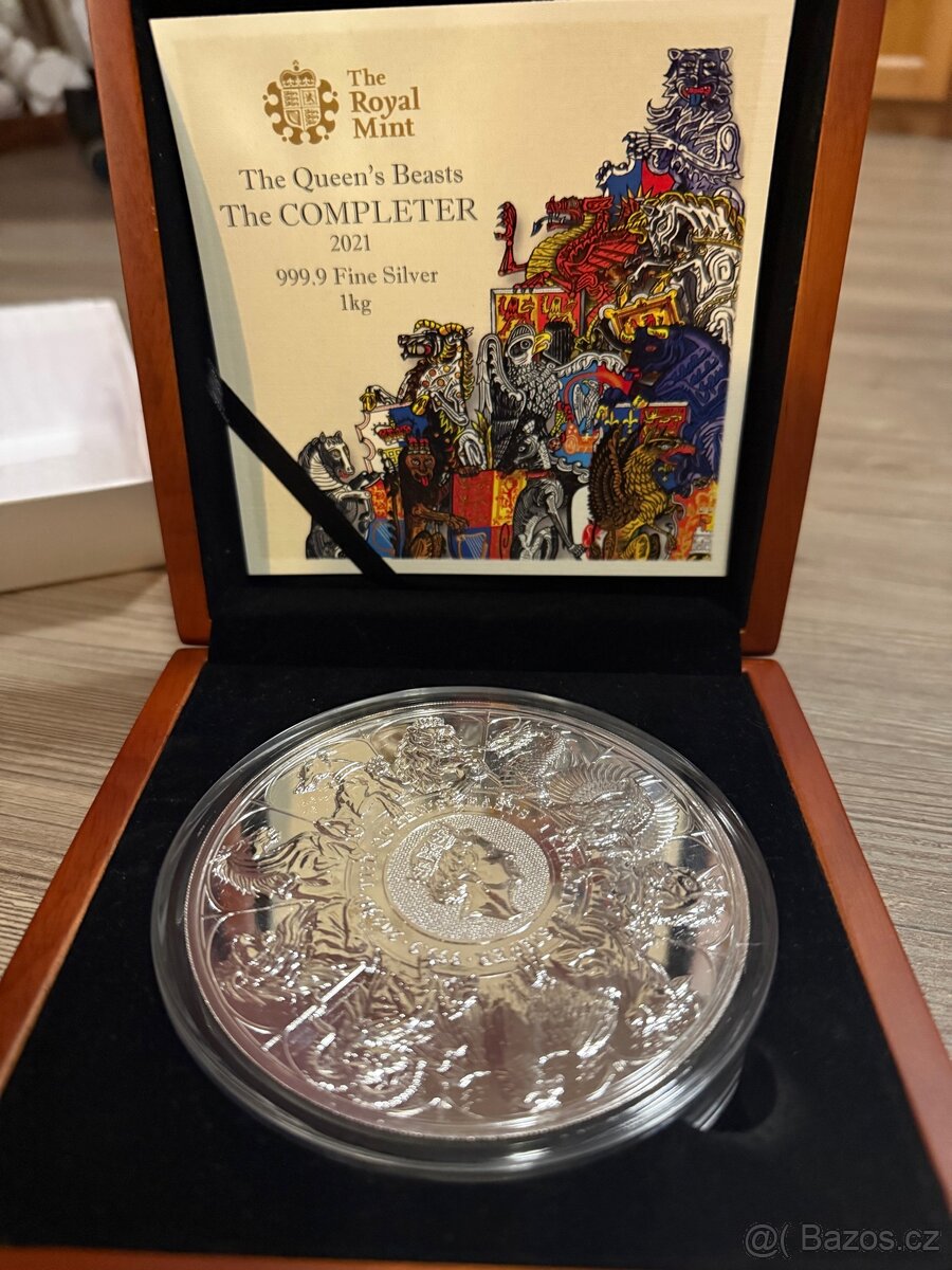 Stříbrná mince 2021 Completer 1kg v etui Royal Mint - 2