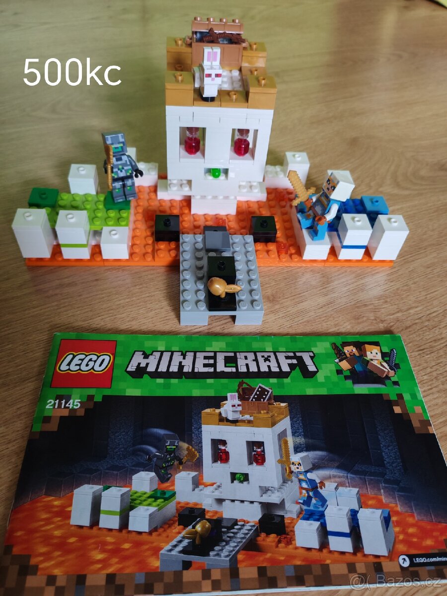 Lego Minecraft různé druhy - 2
