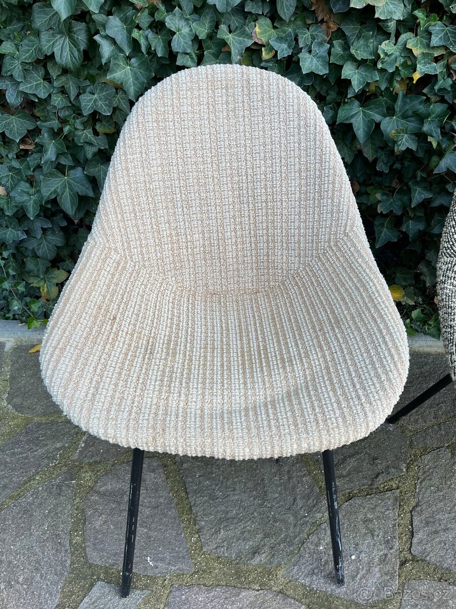 3 x designové skořepinové křesílko - cena za všechny 3 kusy - 2