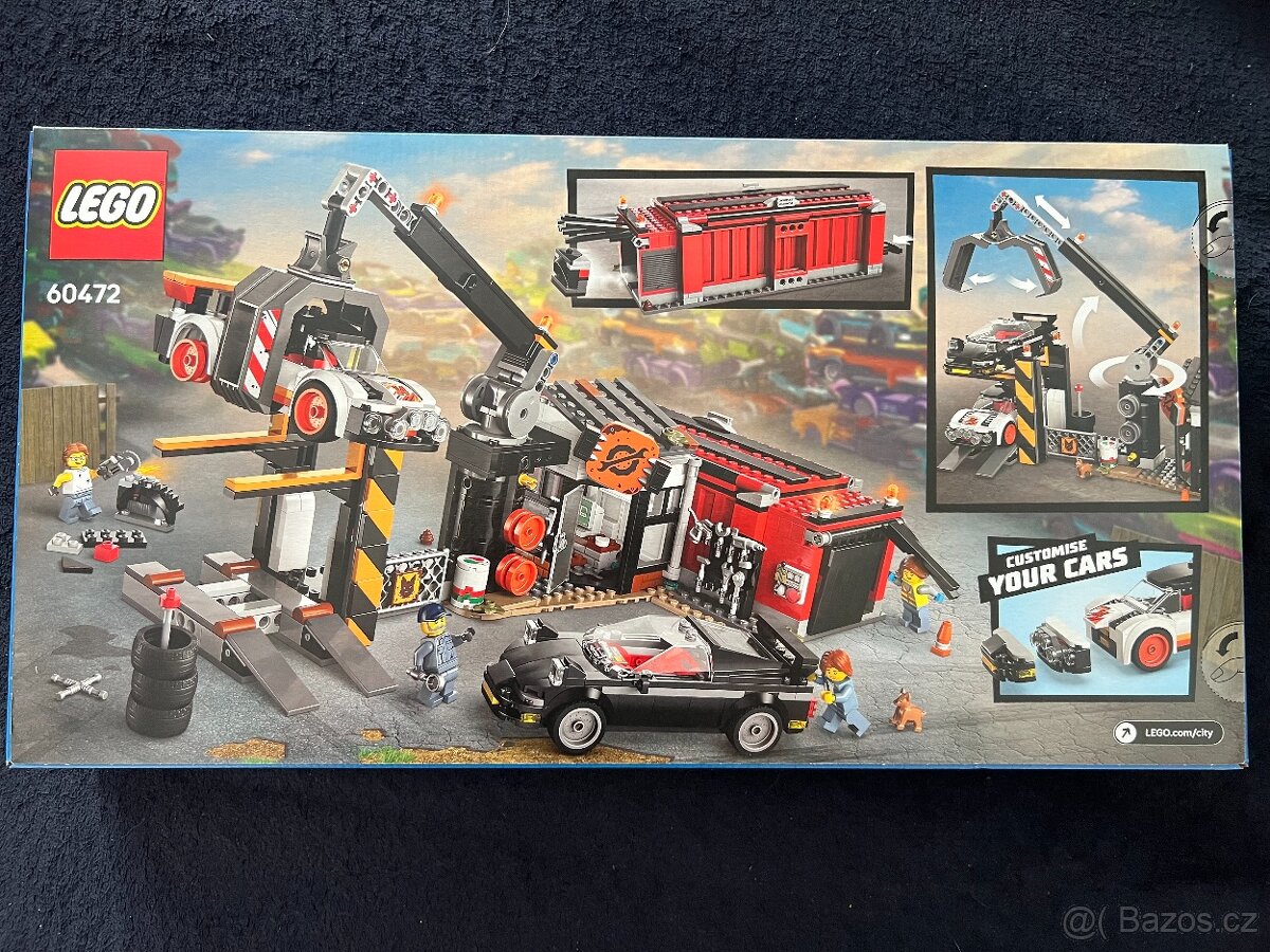Lego City 60472 Vrakoviště s auty - nové, nerozbalené - 2