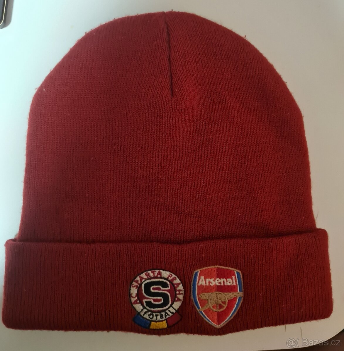 AC SPARTA PRAHA rarity - zimní čepice ACS - Arsenal 05 - 06 - 2