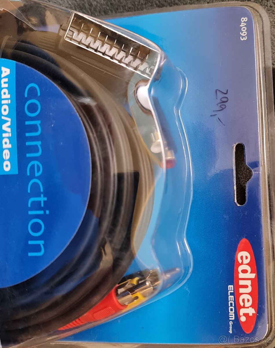 DVD/ VIDEO sada ednet.-AV(3xCINCH)/ SCART kabel, 10m - 2