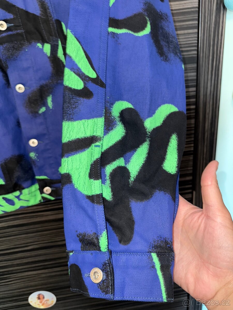 Karl Lagerfeld dzinova bunda a kalhoty set - 2