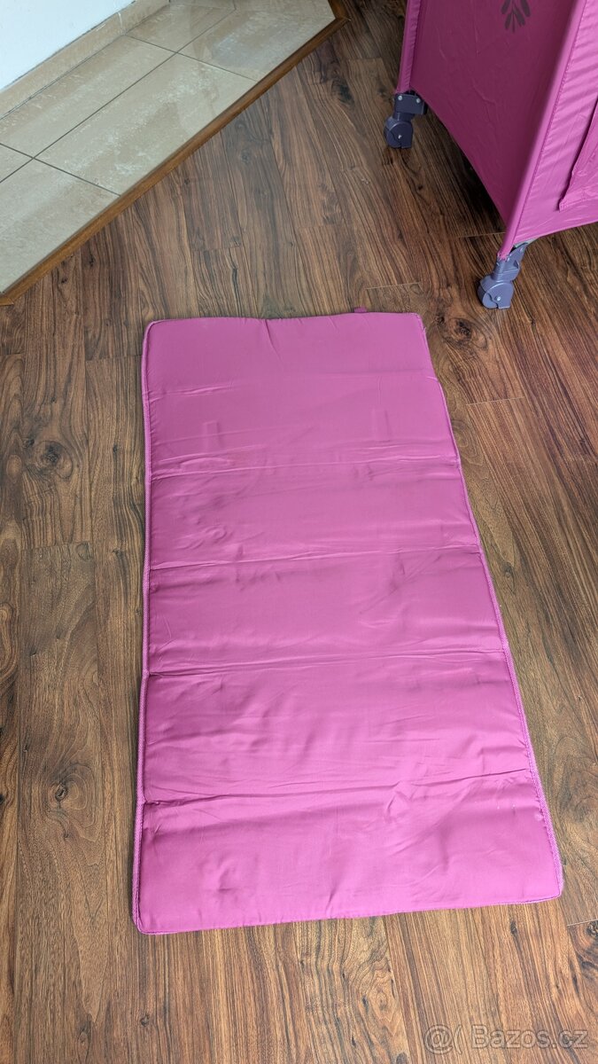 Cestovní postýlka růžová - 2