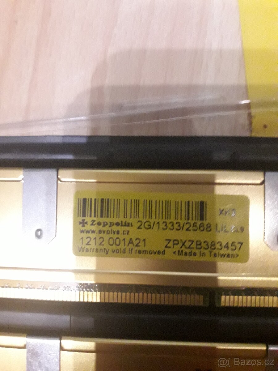 Paměti RAM Evolveo Zeppelin 4 GB (2x2GB) 1333Mhz CL9,DDR3 - 2