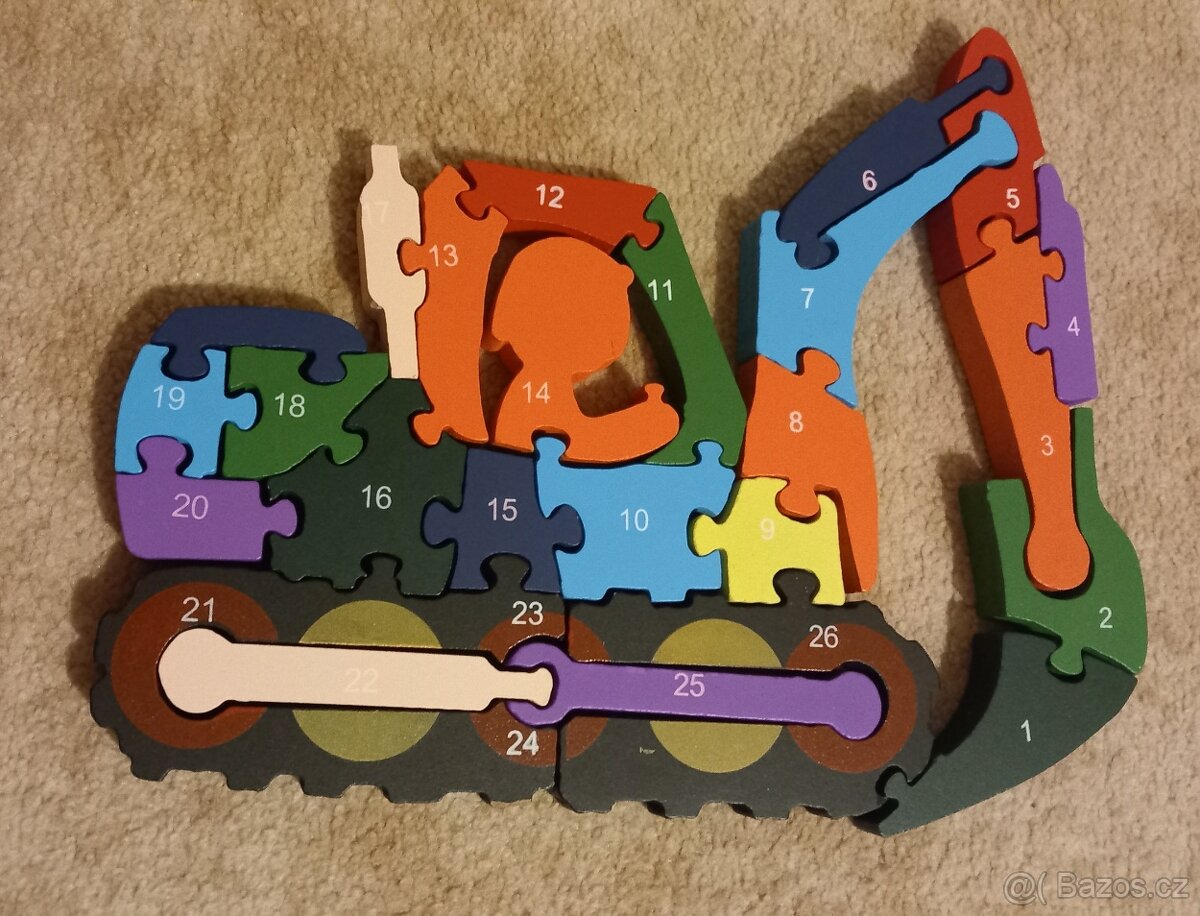 Dřevěné puzzle - 2