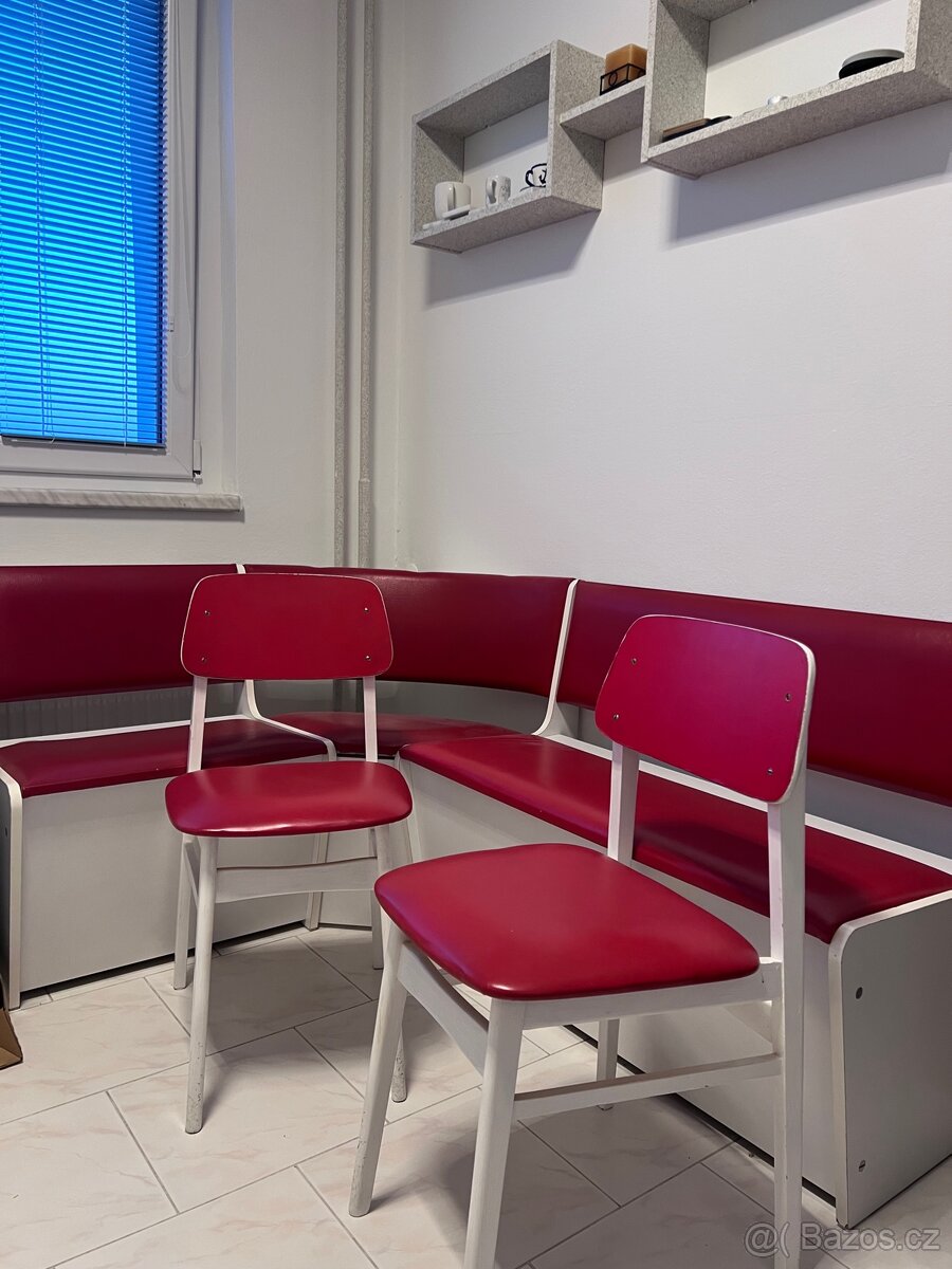 Jídelní lavice + židle + stůl - 2