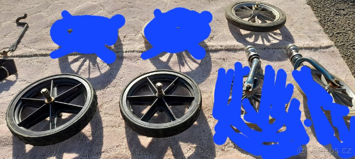 PNEUMATIKY BARUM, DUŠE, OTÁČECÍ DRŽÁKY KOLEČEK NA VOZÍK - 2