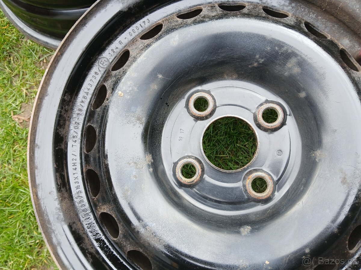 Sada plechových disků 14" Hyundai/Kia - 2