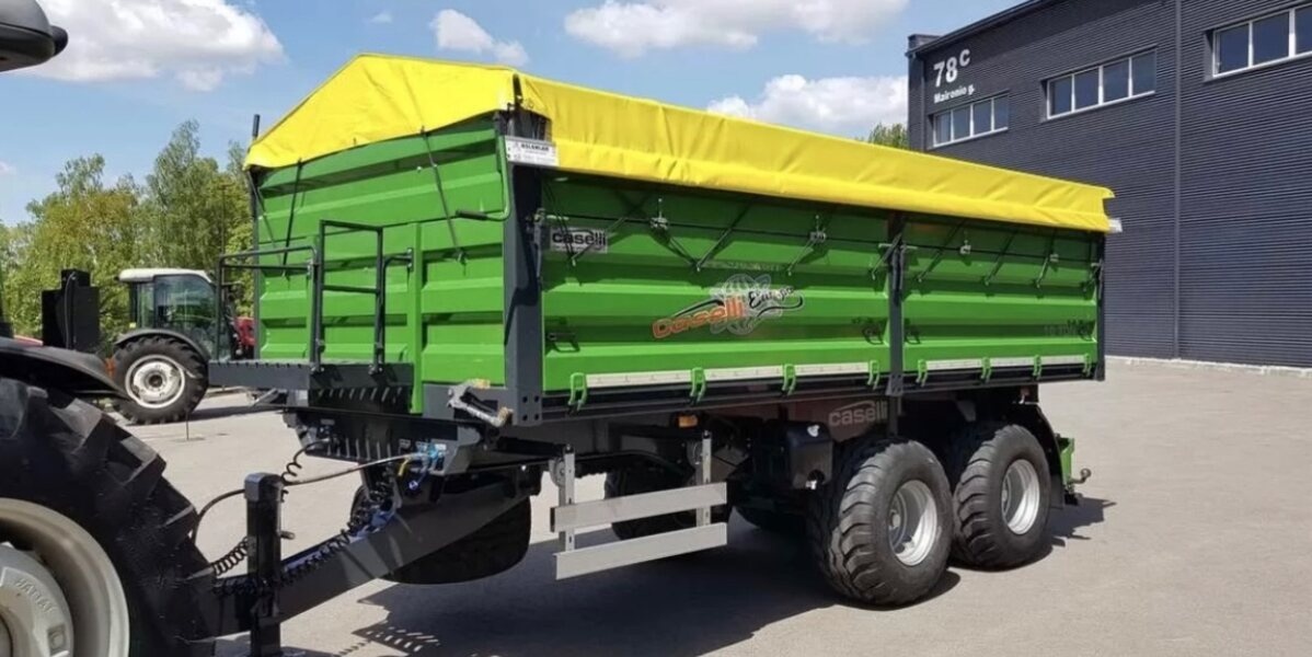 Traktorový vlek caselli 10t tandem - 2