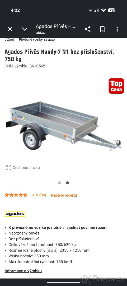 Vozík agados Handy 7 N1 - 2