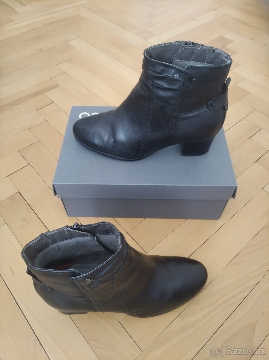 Zimní, kožené boty Tamaris, vel. 40 - 2