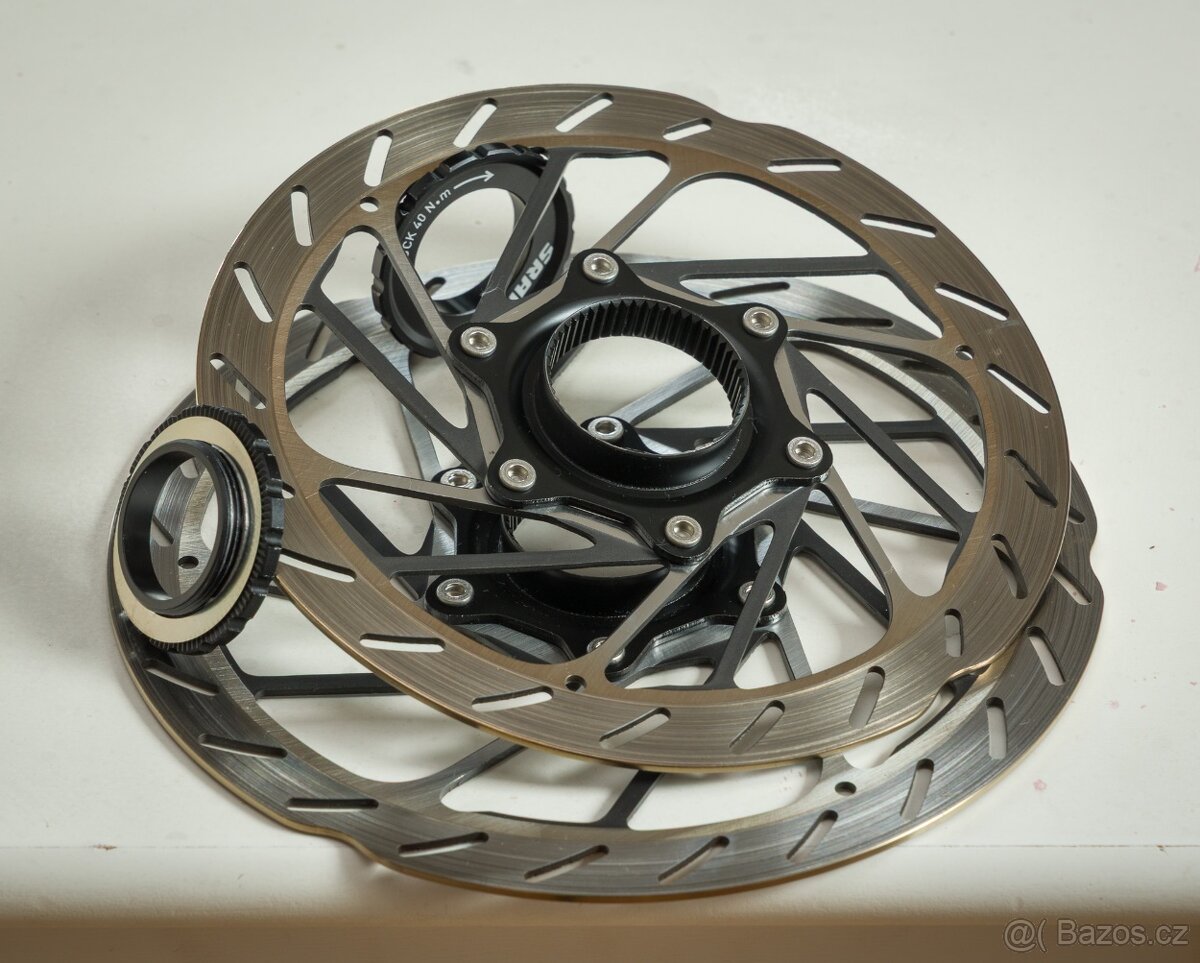 Brzdové kotouče SRAM HS2 180/160 mm center lock - 2